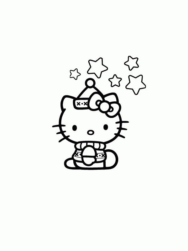 Hello Kitty kolorowanki